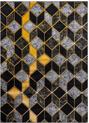 Dywan Rug Lu Mosse Glam Black+Gold 80x150