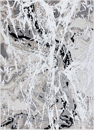 Dywan Rug Lu Mosse Abstract Beige+Grey 80x150