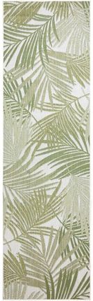 Dywan Rug Lu Vinea Palms Cream+Green 60x300