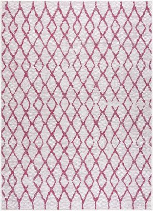Dywan Rug Lu Vinea Grid Cream+Pink 80x150