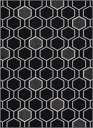 Dywan Rug Lu Wink Hexagon Black 80x150