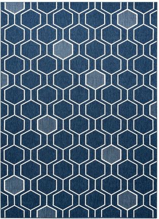 Dywan Rug Lu Wink Hexagon Blue 80x150