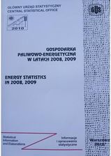 Zdjęcie Gospodarka Paliwowo-Energetyczna W Latach 2008-2009 Energy Statistics In 2008-2009 - Skępe