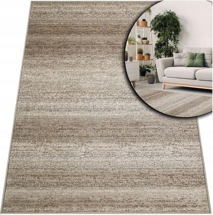 Toda-Carpets Modne Dywany Do Salonu Adventure Fryz Brązowy Kremowy Nowoczesny 150x300