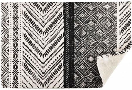 Mondex Dywan Boho Azteckie Wzory Czarno-Biały HTZA2069 60x90 cm