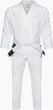 GI do brazylijskiego jiu-jitsu dziecięce adidas Rookie white/gradient blue Zima 2023