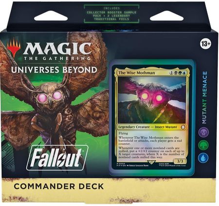 Wizards of the Coast Magic The Gathering Fallout Mutant Menace Commander Deck