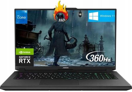 Laptop Gamingowy Gigabyte Aorus i5-12500H 17' 360Hz DDR4 32G SSD 1000G RTX4060 W11