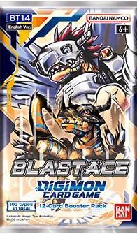 Bandai Digimon CG BT14 Blast Ace Booster