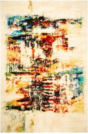 Akcila Puszysty Kolorowy Dywan Shaggy Lśniący 160x220 cm