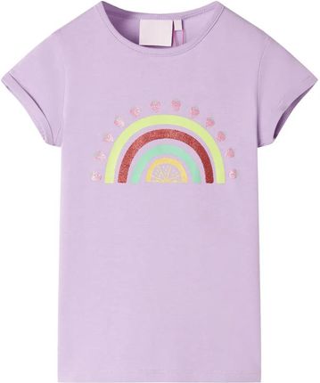 Koszulka dziecięca, liliowa, 104