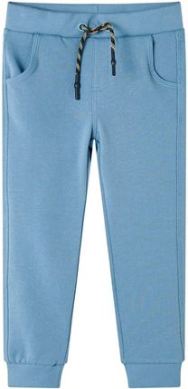 Dziecięce spodnie dresowe, średni niebieski, 116