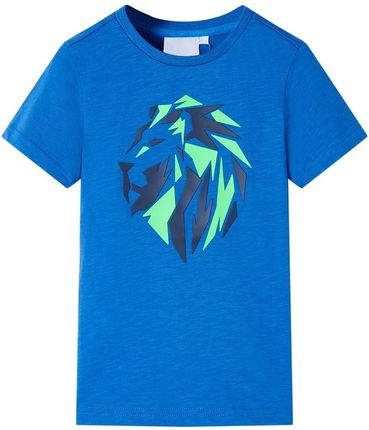 Koszulka dziecięca, niebieska, 116