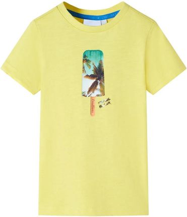 Koszulka dziecięca, żółta, 116