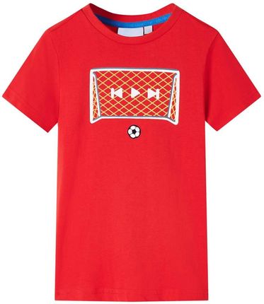 Koszulka dziecięca, czerwona, 116