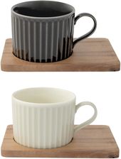 Easy Life Filiżanki Do Kawy I Herbaty Porcelanowe Ze Spodkami Take A Break 250 Ml 2 Szt. (8808587)