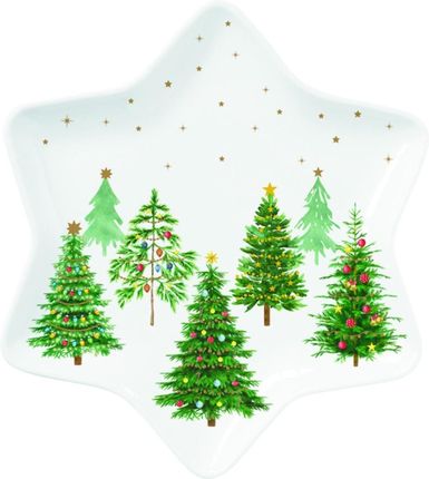 Easy Life Półmisek Świąteczny Festive Trees 22,5 Cm (8809568)