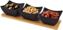 Zdjęcie Orion Miseczki Do Dipów I Na Przekąski Porcelanowe Na Podstawce 3 Szt. (129202) - Swarzędz