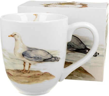 Duo Kubek Duży Porcelanowy Animals Ptasi Świat Mewa Srebrzysta 1000 Ml  