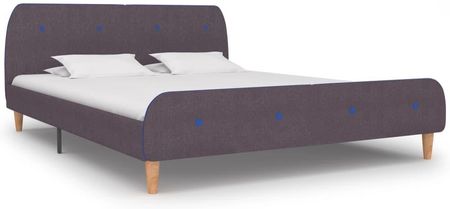 Vidaxl Rama łóżka, kolor taupe, tapicerowana tkaniną, 180 x 200 cm (280940)