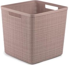 Pudełko Curver Jute Cube 17L różowe