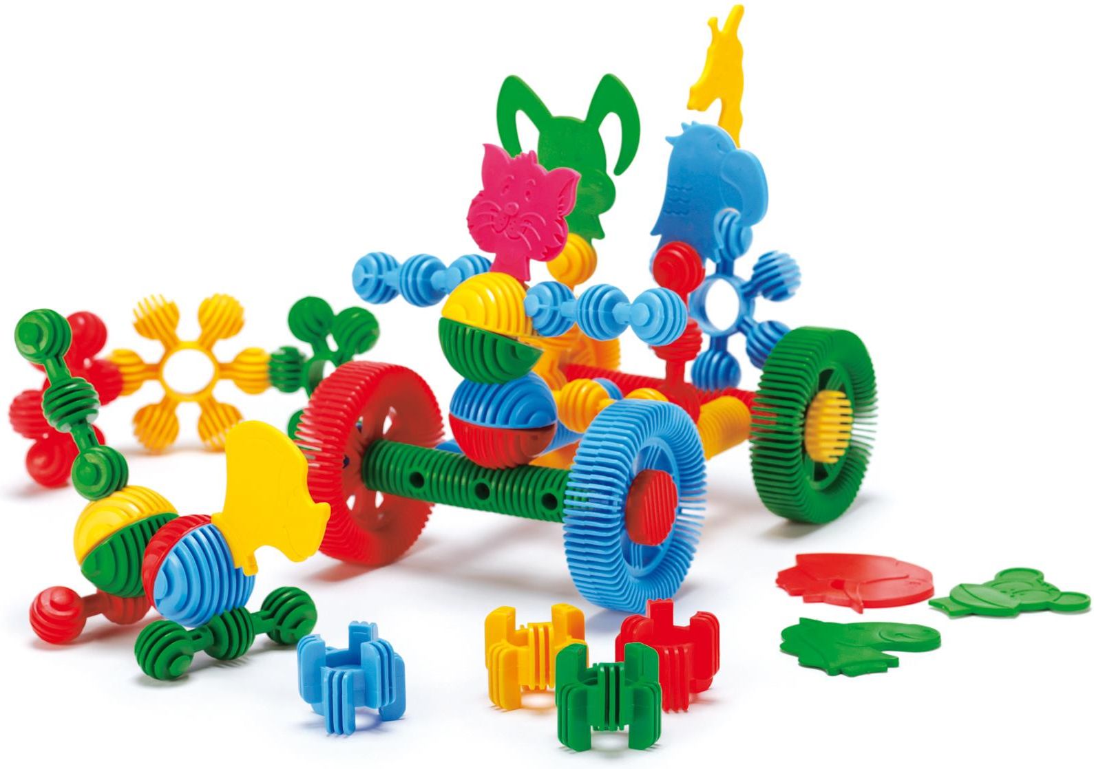 Wader Klocki Funny Blocks - 72el. 80143 - ceny i opinie - Ceneo.pl