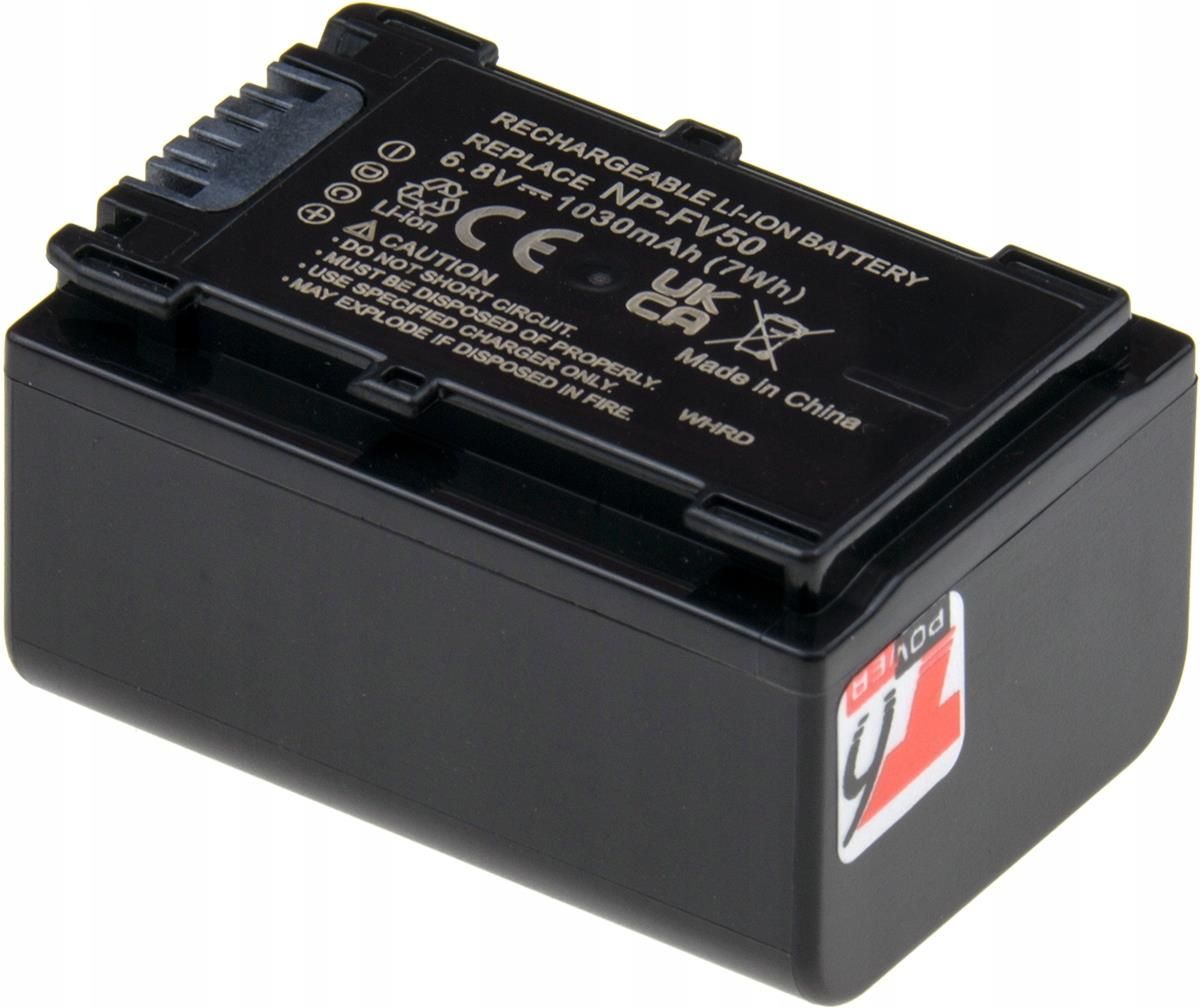 vhbw Voeding compatibel met Sony Handycam HDR-CX130E ECC, vervangt AC-L20, AC-L20A, AC-L20B, AC-L25, AC-L25A, AC-L25B, AC-L200 ECC