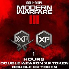 Call of Duty Modern Warfare III - 1 Hour Double XP Token + 1 Hour Weapon Double XP Token (PC/PSN/Xbox Live)