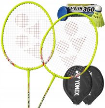 Zdjęcie Yonex Zestaw Do Badmintona 2X Rakietki Badminton GR360+MAVIS350 - Będzin