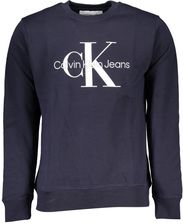 Zdjęcie NIEBIESKA BLUZA MĘSKA BEZ ZAMKA CALVIN KLEIN - Biskupiec