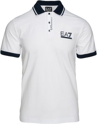 Męska Koszulka Ea7 Emporio Armani Tennis Club M Polo JS ST 3Dpf17Pj03Z1100 – Biały