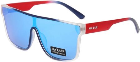 Męskie okulary przeciwsłoneczne pełne MAXAIR z filtrem UV400 Blue/Red ST-MAX3A