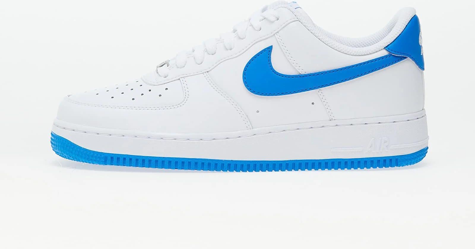 blue white nike air