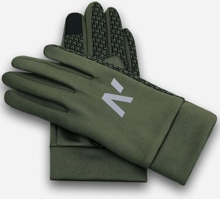 Napo Gloves - TECH - Męskie rękawiczki sportowe w kolorze oliwkowym roz. L/XL