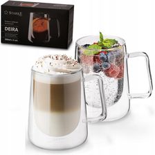 Szklanki termiczne do kawy podwójne ścianki Starke Pro Deira 300ml 2szt.