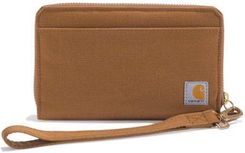 Portfel Carhartt Nylon Duck Lay-Flat Clutch Wallet CARHARTT BROWN - zdjęcie 1