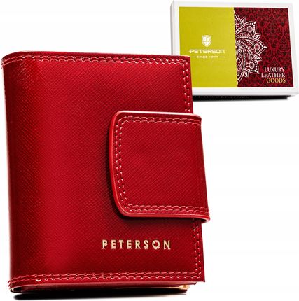 Peterson portfel damski skórzany różne ochrona kart Rfid