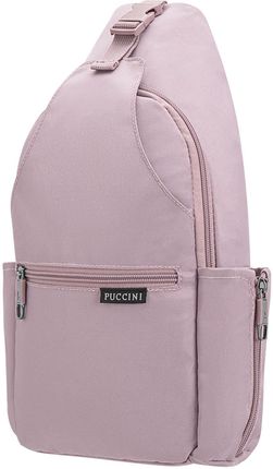 Plecak na jedno ramię Puccini Easy Sling Bag - różowy