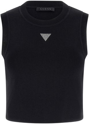 Damski Bezrękawnik Guess Alexia Tank Top W4Gz34Z3F40-Jblk – Czarny