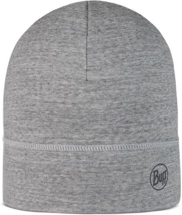 Czapka wełniana Buff  Lightweight Merino Wool Hat Solid Light Grey