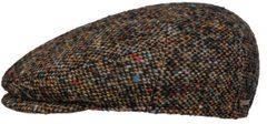 Stetson Donegal Wool Driver Cap — Brown Tweed