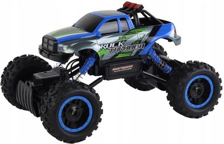 Leantoys Auto Terenowe Zdalnie Sterowane Rc 1:14 2.4G Niebieskie - zdjęcie 3