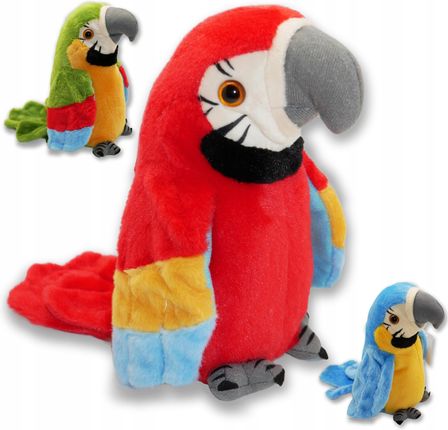 Idealne Prezenty - Stawscy Gadająca Interaktywna Papuga Tańczy Przedrzeźniacz Zabawka Mówi Powtarza