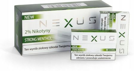 Nexus Menthol Strong 2% Wkłady Kompatybilne Z Iqos 10szt