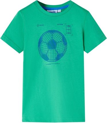 Koszulka dziecięca, zielona, 116