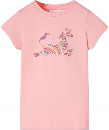 Koszulka dziecięca, różowa, 128