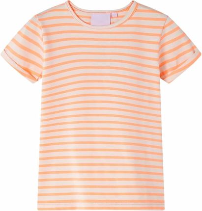 Koszulka dziecięca, neonowy pomarańcz, 92