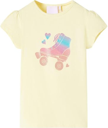 Koszulka dziecięca, delikatny żółty, 92