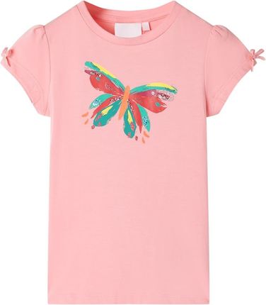 Koszulka dziecięca, różowa, 104