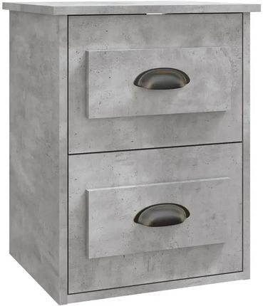 Elior Wisząca szafka nocna z szufladami szary beton - Norx (E37269VIDAXL_816400VIDAXL_816400)